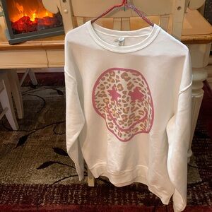 Cutest Smiley face white sweatshirt